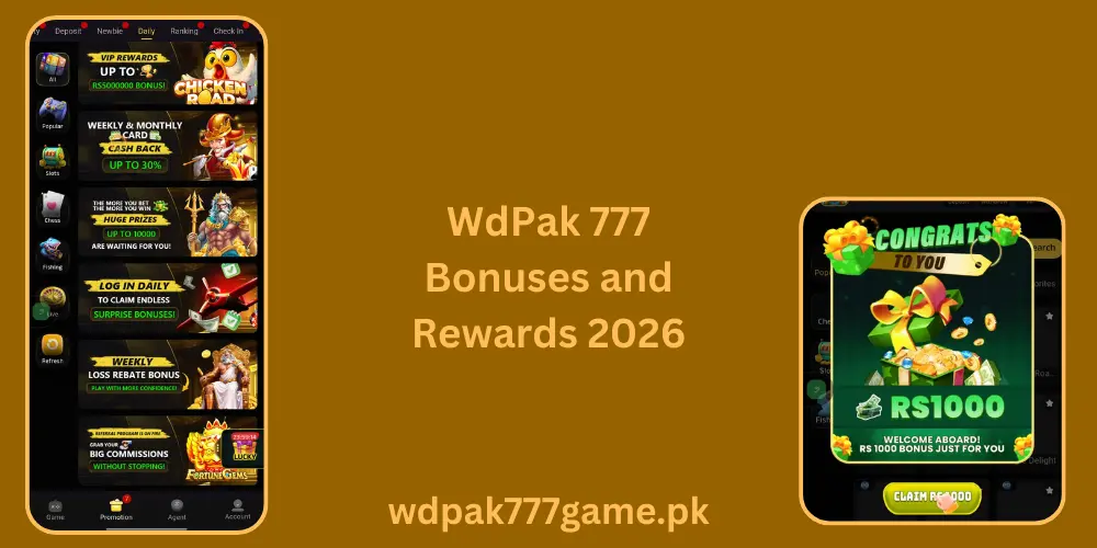 WdPak 777 Game Bonus And reward