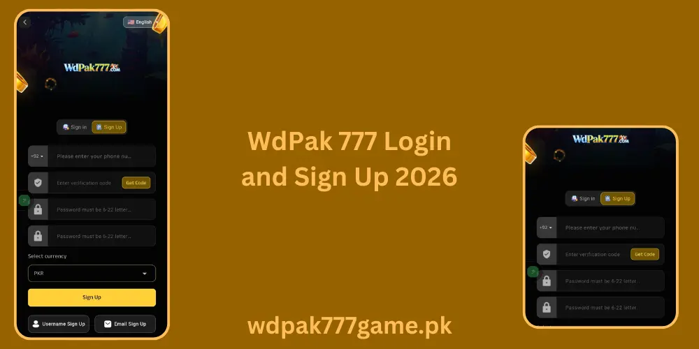 WdPak 777 Game Login And Sign Up